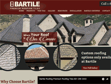 Tablet Screenshot of bartile.com